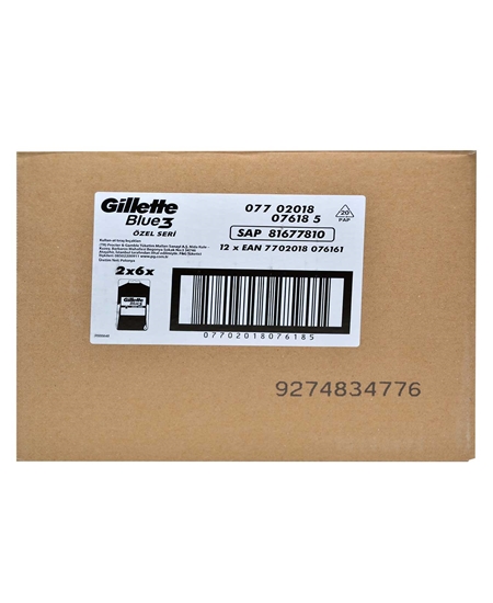 Picture of Gillette Blue 3 Pride Razor 6 Pack  