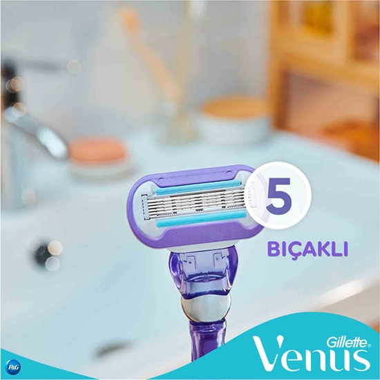 Picture of Gillette Venus Swirl Extra Smooth Handle + 3 Refill Razor Blade 