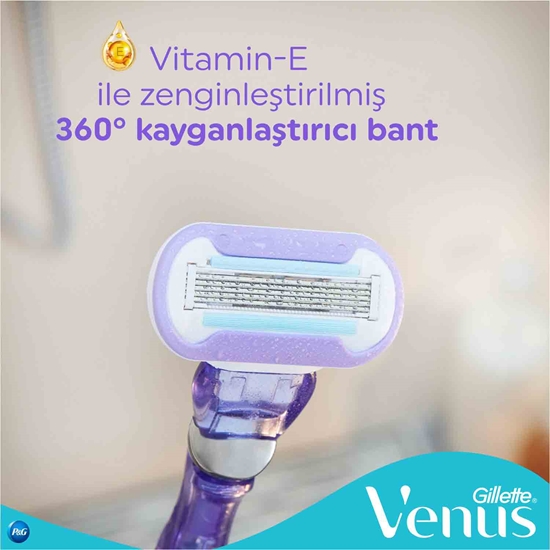 Picture of Gillette Venus Swirl Extra Smooth Handle + 3 Refill Razor Blade 