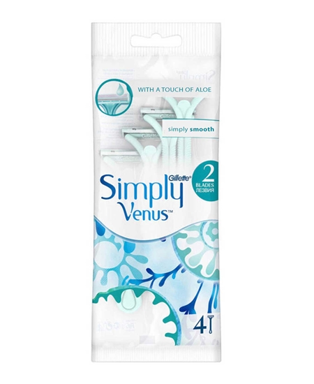 Picture of Gillette Venüs Simply 2 Kadın Tıraş Bıçağı 4'lü (Yeni)