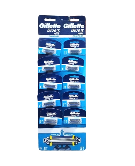 Picture of Gillette Blue 3 Tıraş Bıçağı 10'lu Kartela Comfort Plus