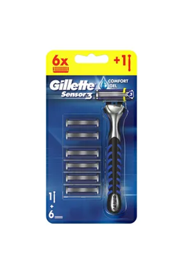 Picture of Gillette Sensor Tıraş Makinesi + 6 Yedek Bıçak