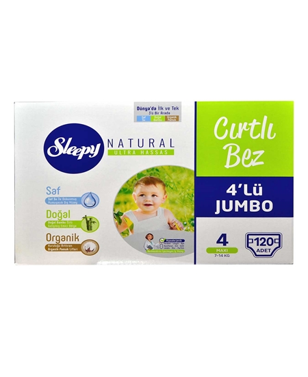 Sleepy 4 Lu Jumbo Bebek Bezi 1 Li Natural Ultra Hassas 4 Maxi Toptantrpro Com