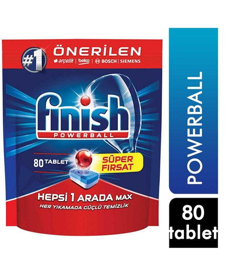 Picture of Finish Hepsi Bir Arada 80 Yıkama Bulaşık Makinesi Tableti