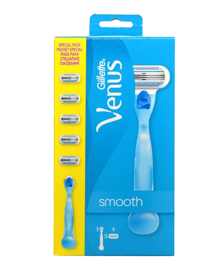 Picture of Gillette Venüs Smooth Tıraş Makinesi + 5 Yedek Bıçak
