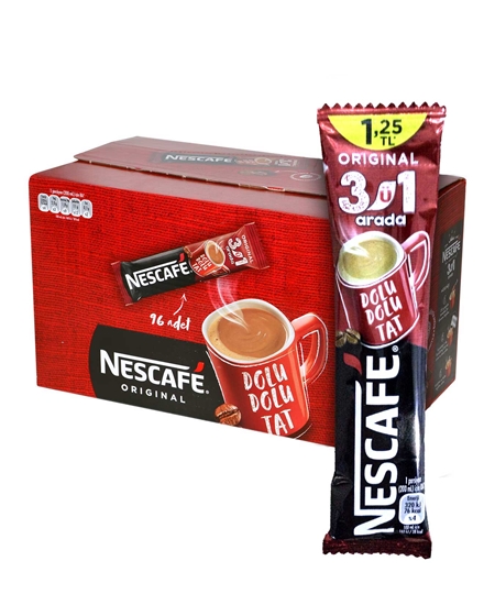Picture of Nescafe 3ü 1 Arada 17,5 g X 96'lı Paket Çözünebilir Kahve