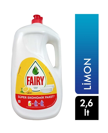 Picture of Fairy Sıvı Bulaşık Deterjanı 2600 ml Limon