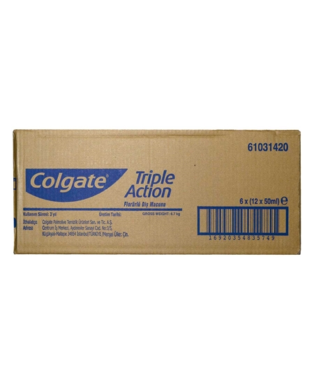 Picture of Colgate Diş Macunu 50 ml Üçlü Etki Yeni Paket