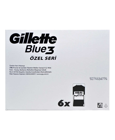 Picture of Gillette Blue 3 Pride Razor 6 Pack  