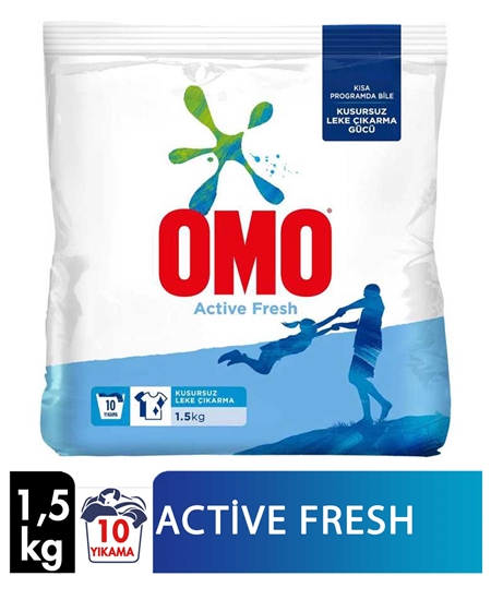 Picture of Omo Toz Çamaşır Deterjanı 1,5 kg 10 Yıkama Active Fresh