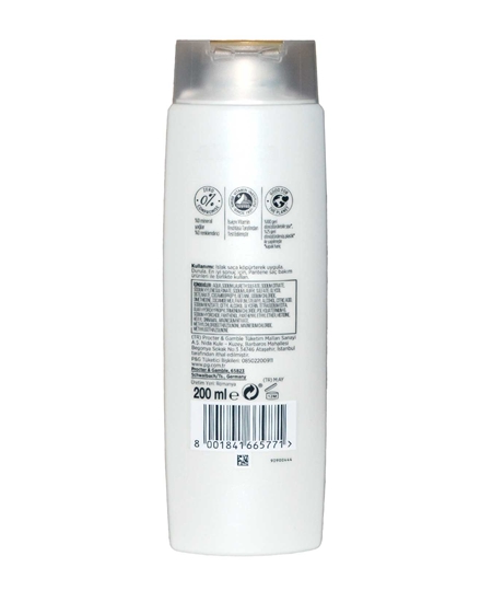 Picture of Pantene Şampuan 200 ml 3'ü 1 Arada Temel Bakım