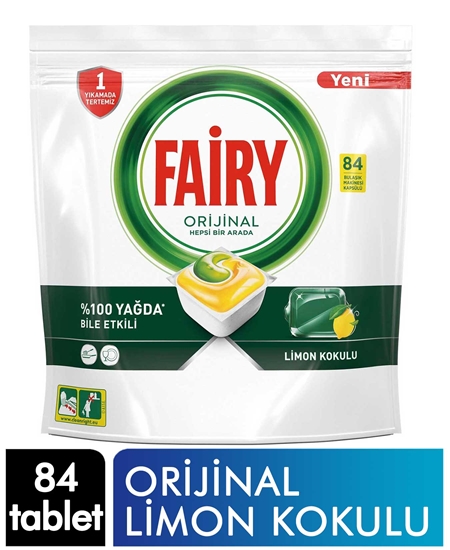 Picture of Fairy Hepsi Bir Arada 84 Yıkama Bulaşık Makinesi Tableti
