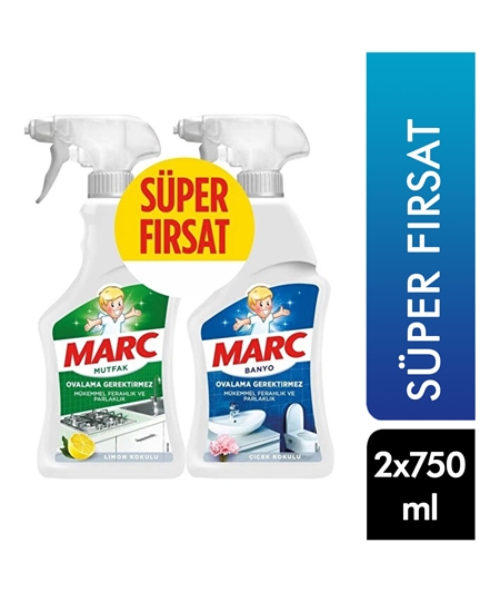 Picture of Marc Yüzey Temizleyici 750 Mutfak + 750 ml Banyo