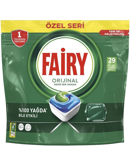 Picture of Fairy Hepsi Bir Arada 29 Yıkama Bulaşık Makinesi Tableti